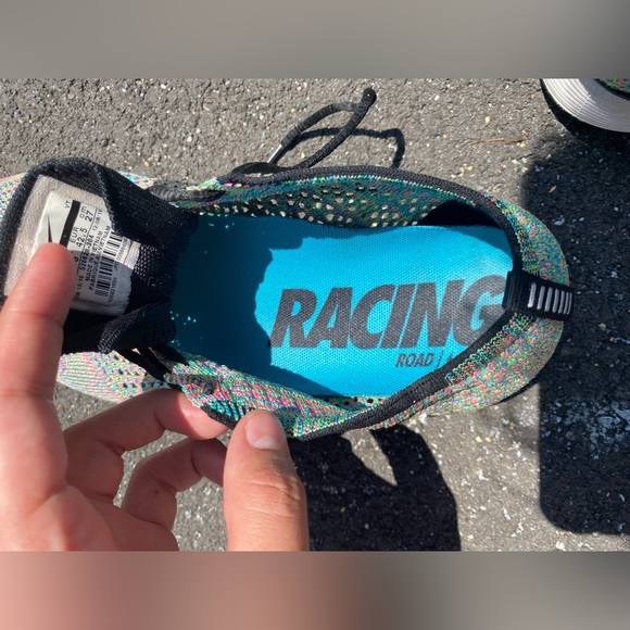 Flyknit Racer ''Multicolor 2.0'' sneakers size 9 - Picture 4 of 9